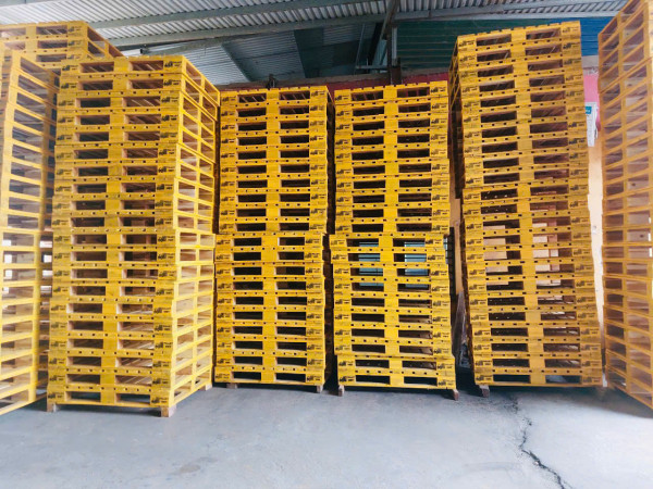 Pallet được sơn tăng độ bền