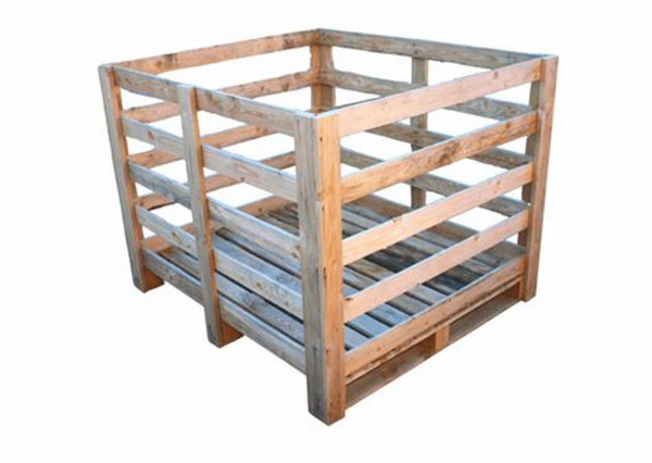 Wooden cages do not have iron corner braces